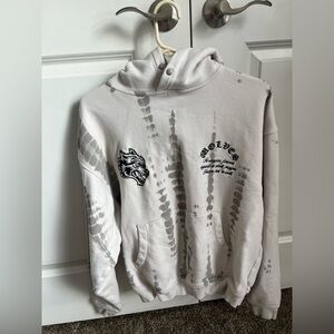 Darc sport white snakeskin hoodie
